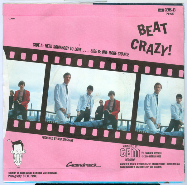 V.I.P.'s - Need Somebody To Love - Used Vinyl Record 7" image 2