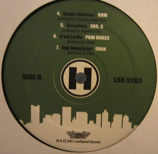 Various - Home - Boston Underground Hip Hop - Used Vinyl Record image 3