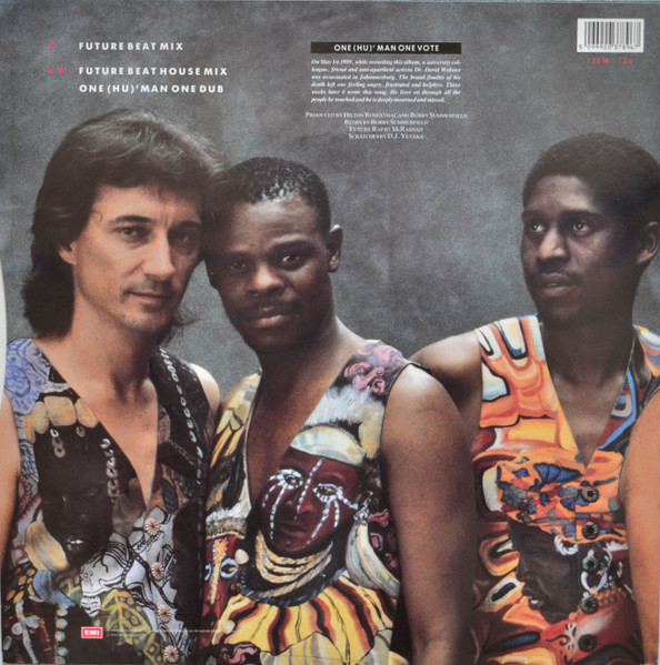 Johnny Clegg & Savuk - One 'Man, One Vote - Used Vinyl Record 12" image 2