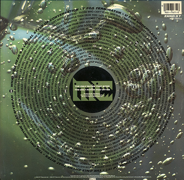 MC Tunes Versus 808 - Only Rhyme That Bites - Used Vinyl Record 12" image 2