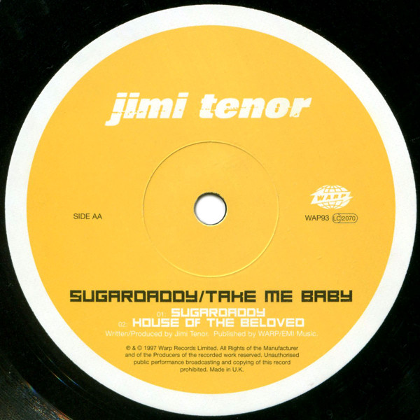 Jimi Tenor - Sugardaddy / Take Me Baby - Vinyl Record 12" image 4