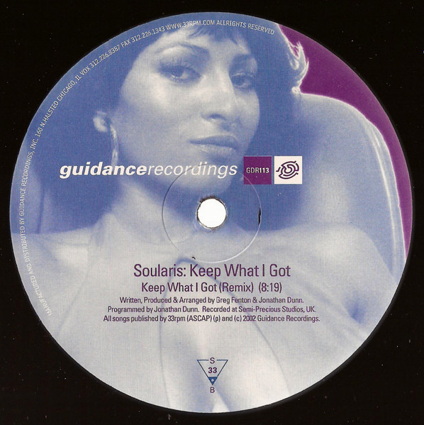 Soularis - Keep What I Got - Vinyl Record 12" image 2