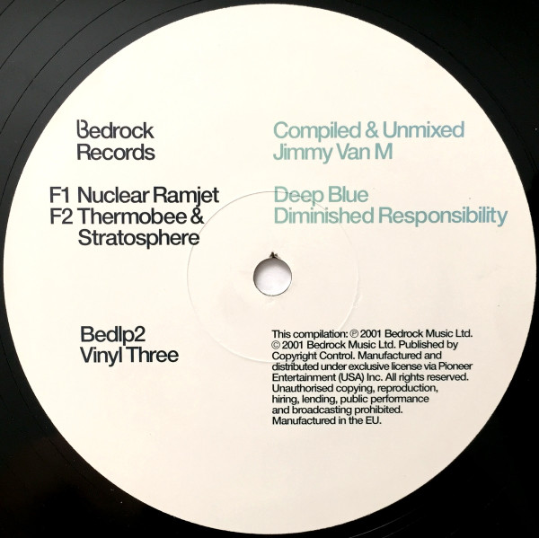 Jimmy Van M - Bedrock: Compiled & Unmixed By - Used Vinyl Record image 14