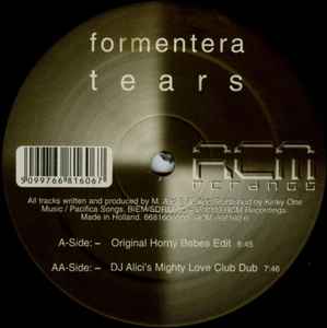 Formentera - Tears - Used Vinyl Record 12" image 1