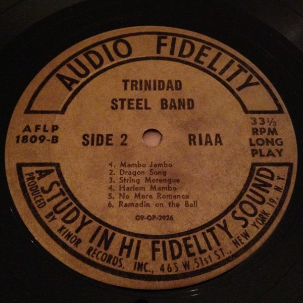 Trinidad Steel Band - Used Vinyl Record image 4