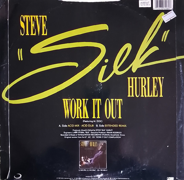 Steve "Silk" Hurley - Work It Out - Used Vinyl Record 12" image 2