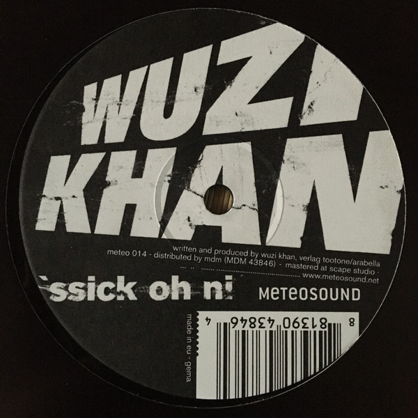 Wuzi Khan - Ssick Oh Ni - Used Vinyl Record 12" image 2