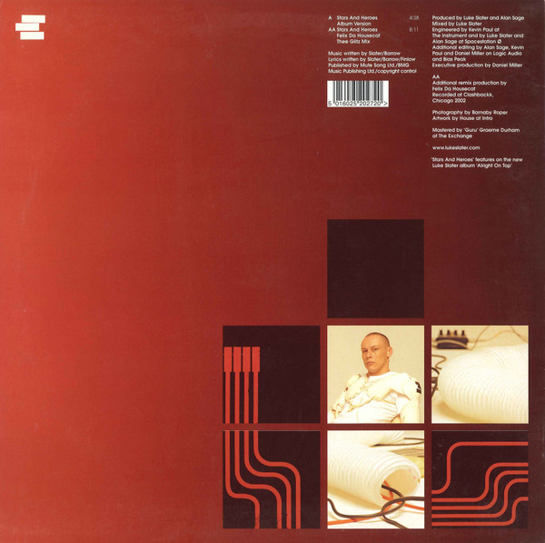 Luke Slater - Stars And Heroes - Used Vinyl Record 12" image 2