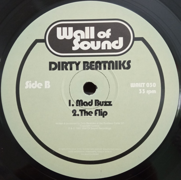 Dirty Beatniks - Don't Stop EP - Used Vinyl Record 12" image 4