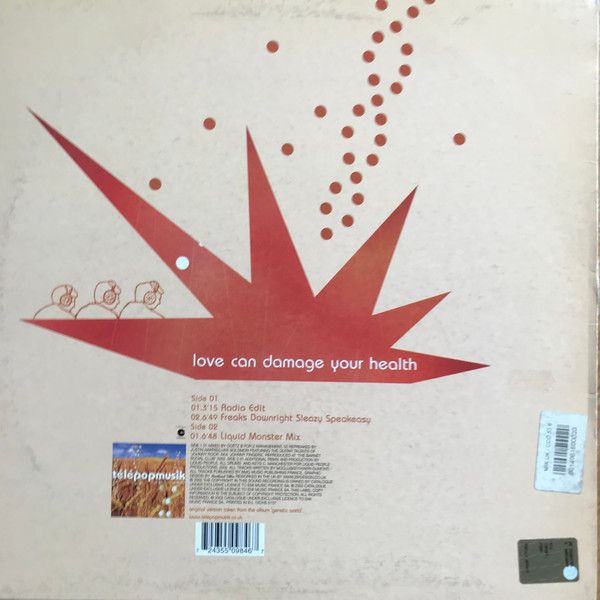 Telepopmusik - Love Can Damage Your Health - Used Vinyl Record 12" image 2