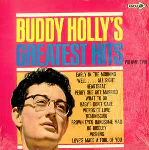 Buddy Holly - 's Greatest Hits Volume Two - Used Vinyl Record image 1