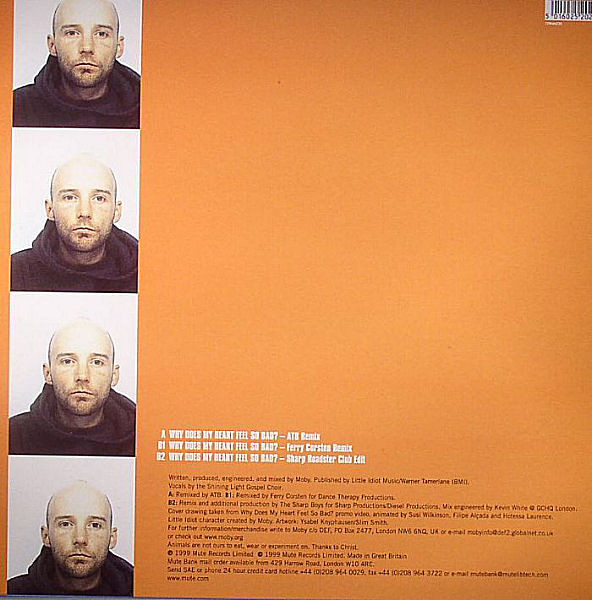 Moby - Why Does My Heart Feel So Bad? - Used Vinyl Record 12" image 2