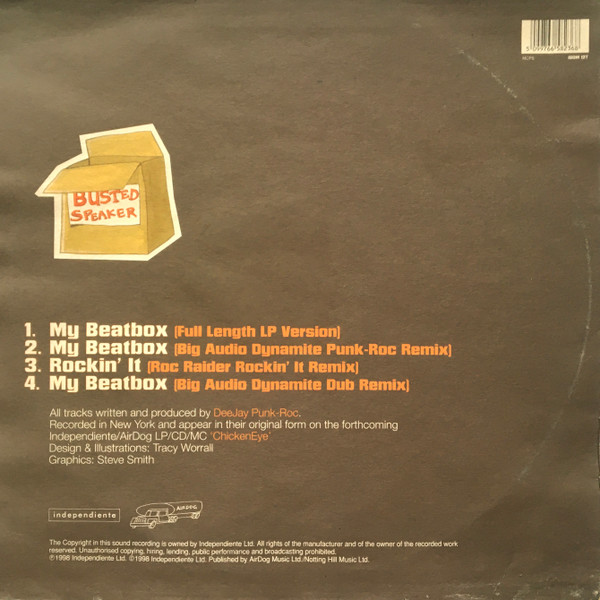 Deejay Punk-Roc - My Beatbox - Used Vinyl Record 12" image 2