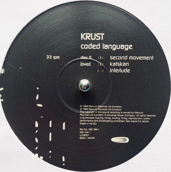 Krust - Coded Language - Vinyl Record 12" image 11