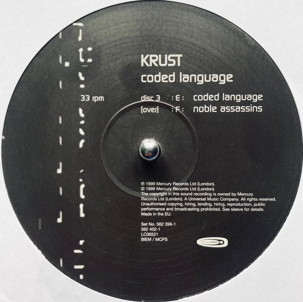 Krust - Coded Language - Vinyl Record 12" image 7