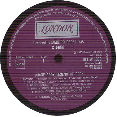 Duane Eddy - Legend Of Rock - Used Vinyl Record image 2