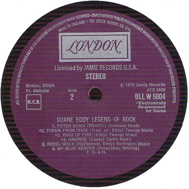 Duane Eddy - Legend Of Rock - Used Vinyl Record image 5