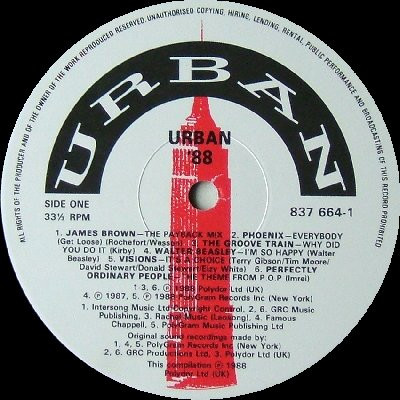 Various - Urban '88 - Used Vinyl Record image 3