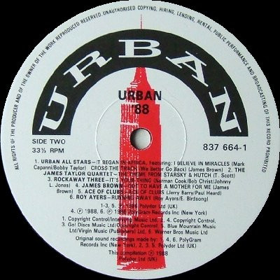 Various - Urban '88 - Used Vinyl Record image 4