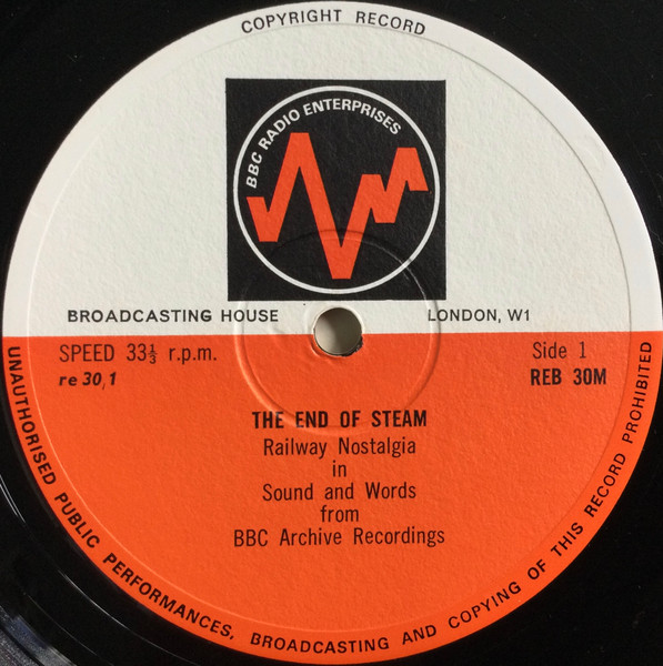 No Artist - End Of Steam - Used Vinyl Record image 3