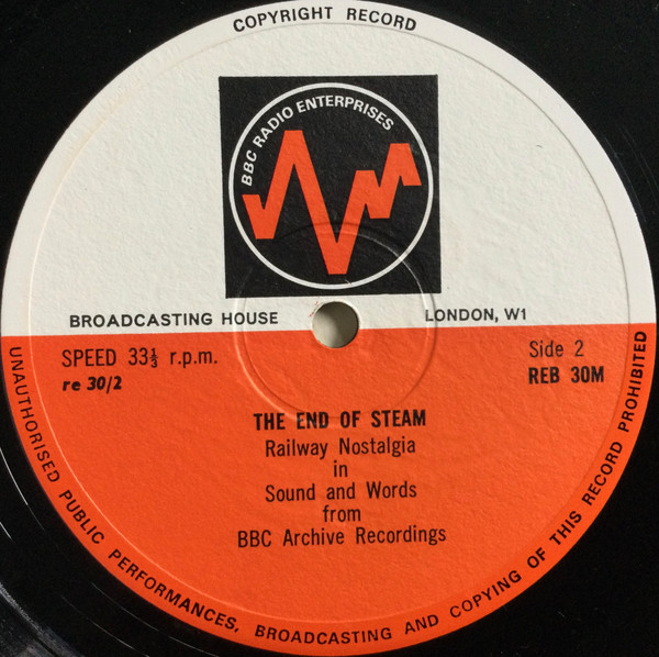 No Artist - End Of Steam - Used Vinyl Record image 4