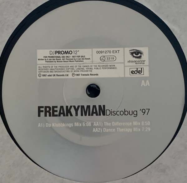 Freakyman - Discobug '97 (Got The Feeling Now) - Used Vinyl R image 3