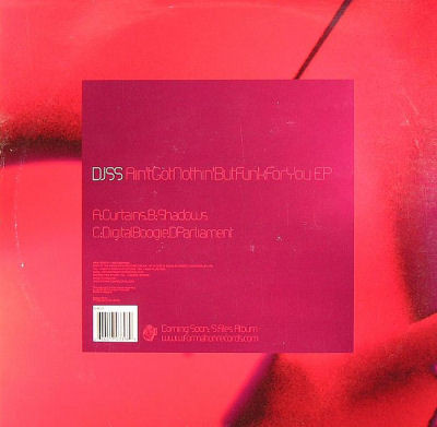 DJ SS - Ain't Got Nothin' But Funk For You EP - Used Vinyl Record 12" image 2