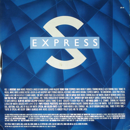 S'Express - Original Soundtrack - Used Vinyl Record image 4