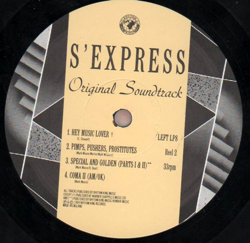 S'Express - Original Soundtrack - Used Vinyl Record image 6