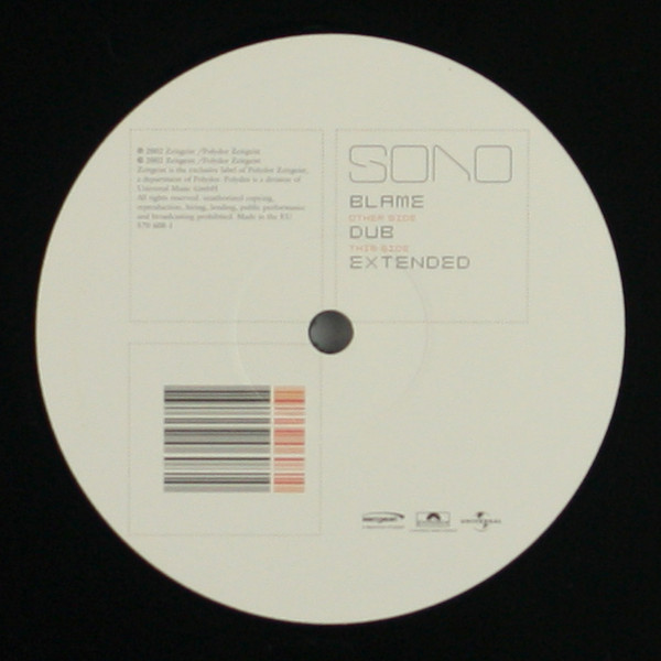 Sono - Blame - Used Vinyl Record 12" image 4