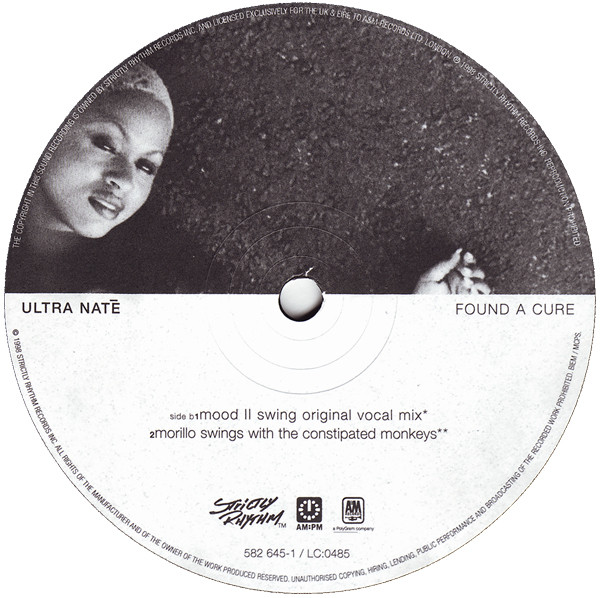 Ultra Nate - Found A Cure - Used Vinyl Record 12" image 4