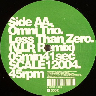 Omni Trio - Rogue Satellite (Deep Blue Remix) / Less Than Zero (V.I.P image 2