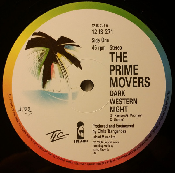 Prime Movers - Dark Western Night - Used Vinyl Record 12" image 5