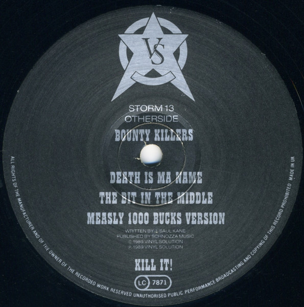 Depth Charge - Bounty Killers - Used Vinyl Record 12" image 3