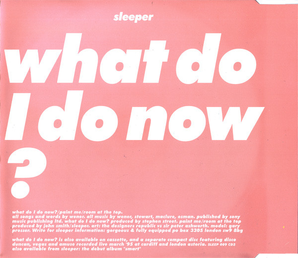 Sleeper - What Do I Do Now? - Used CD image 3