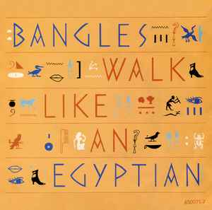 Bangles - Walk Like An Egyptian - Used Vinyl Record 7" image 1