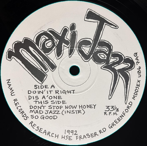 Maxi Jazz - 5 Track E.P. - Used Vinyl Record 12" image 2