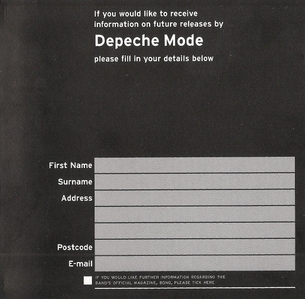 Depeche Mode - It's No Good - Used CD image 12