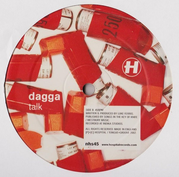 Dagga - Laughing Gas / Talk - Used Vinyl Record 12" image 2