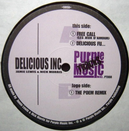 Delicious Inc. - Free Call (Les Jeux D'Amour) - Used Vinyl Record 12" image 2