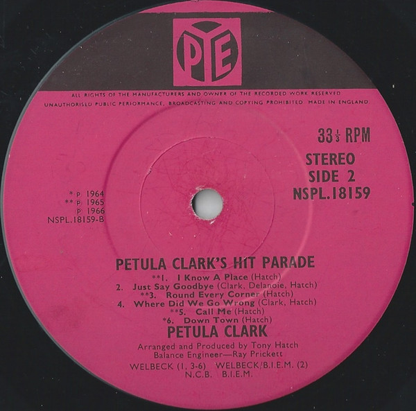 Petula Clark - 's Hit Parade - Used Vinyl Record image 4