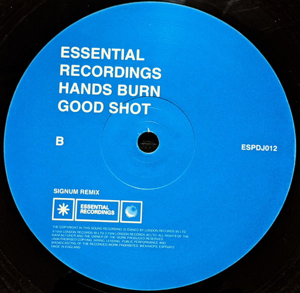 Hand's Burn - Good Shot - Used Vinyl Record 12" image 4