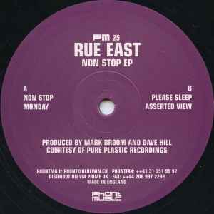 Rue East - Non Stop EP - Used Vinyl Record 12" image 1