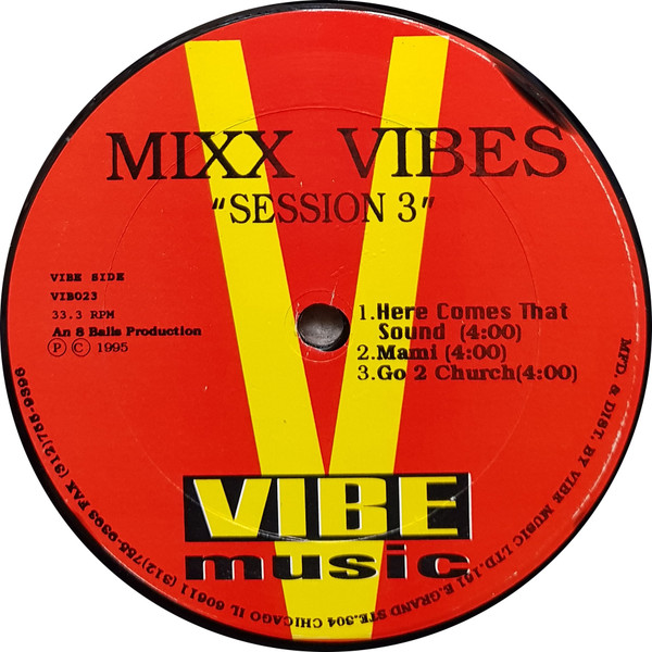 Mixx Vibes - Session 3 - Used Vinyl Record 12" image 2