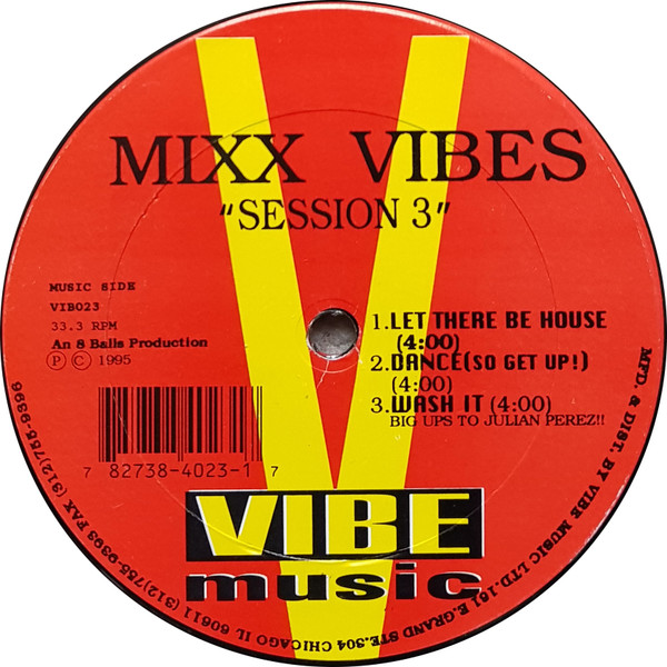 Mixx Vibes - Session 3 - Used Vinyl Record 12" image 3
