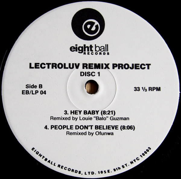 Lectroluv - Remix Project - Used Vinyl Record image 4