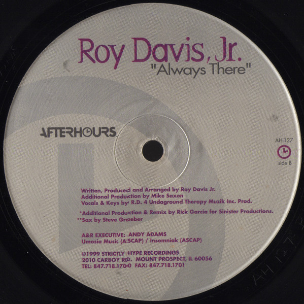 Roy Davis Jr. - Always There - Used Vinyl Record 12" image 2