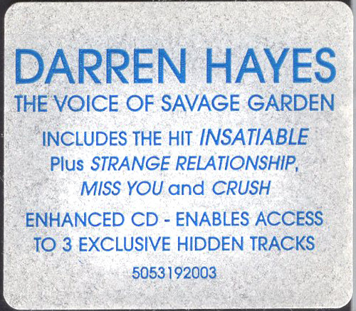 Darren Hayes - Spin - Used CD image 12