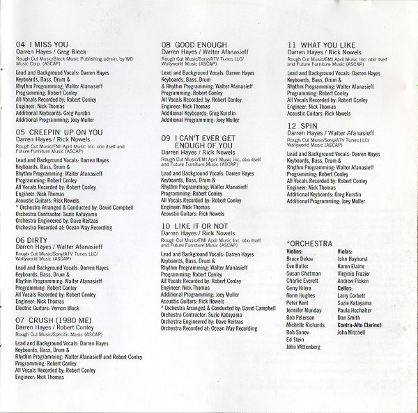 Darren Hayes - Spin - Used CD image 6