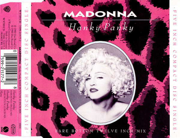 Madonna - Hanky Panky (Bare Bottom Twelve Inch Mix) - Used CD image 5